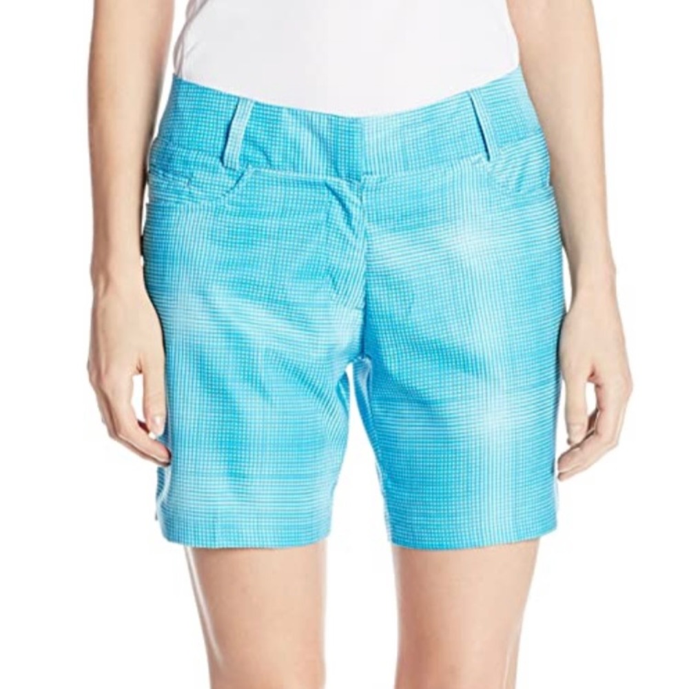 NWT Adidas Climalite Women’s Golf Shorts Blue